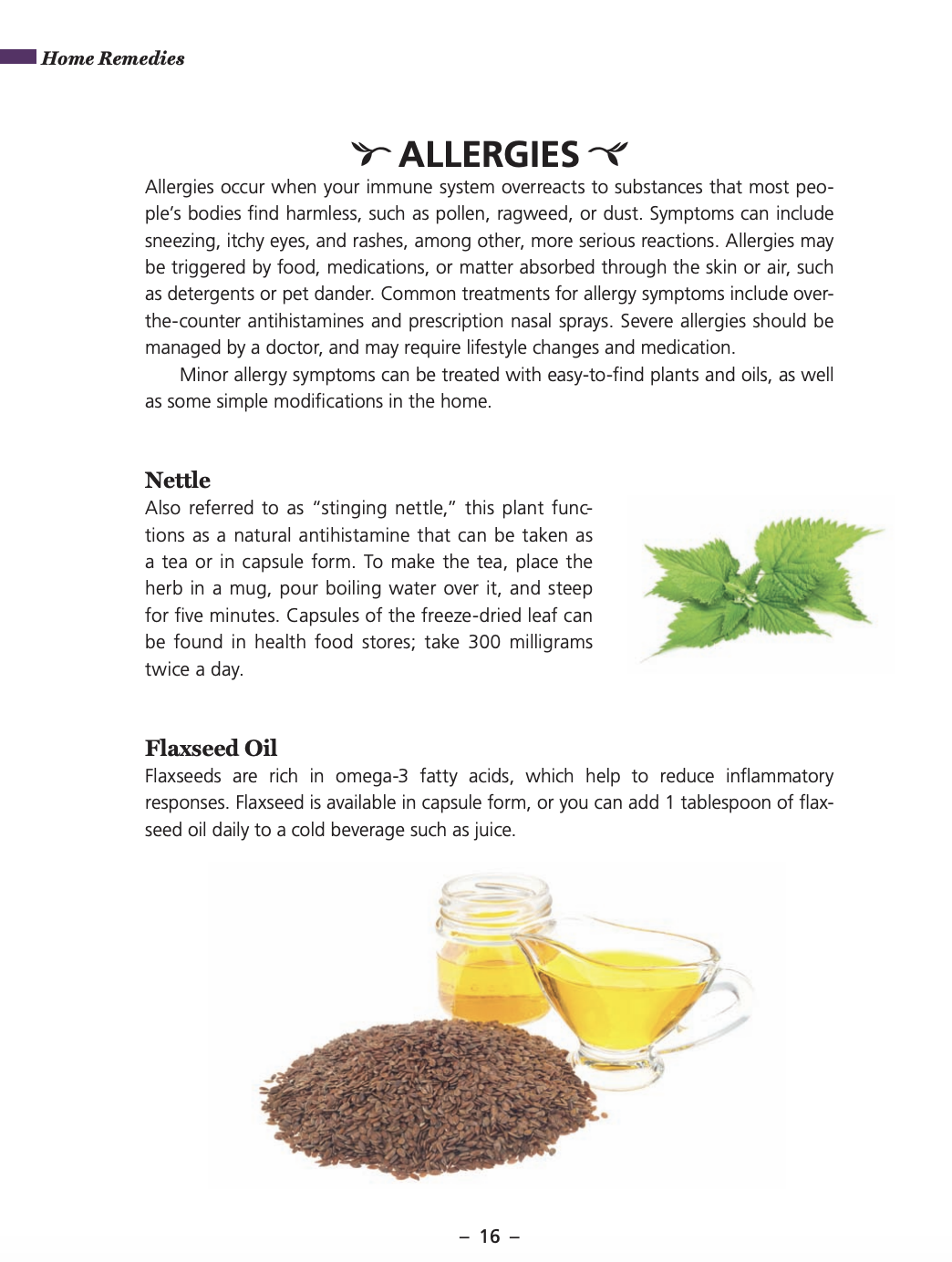 Allergies entry